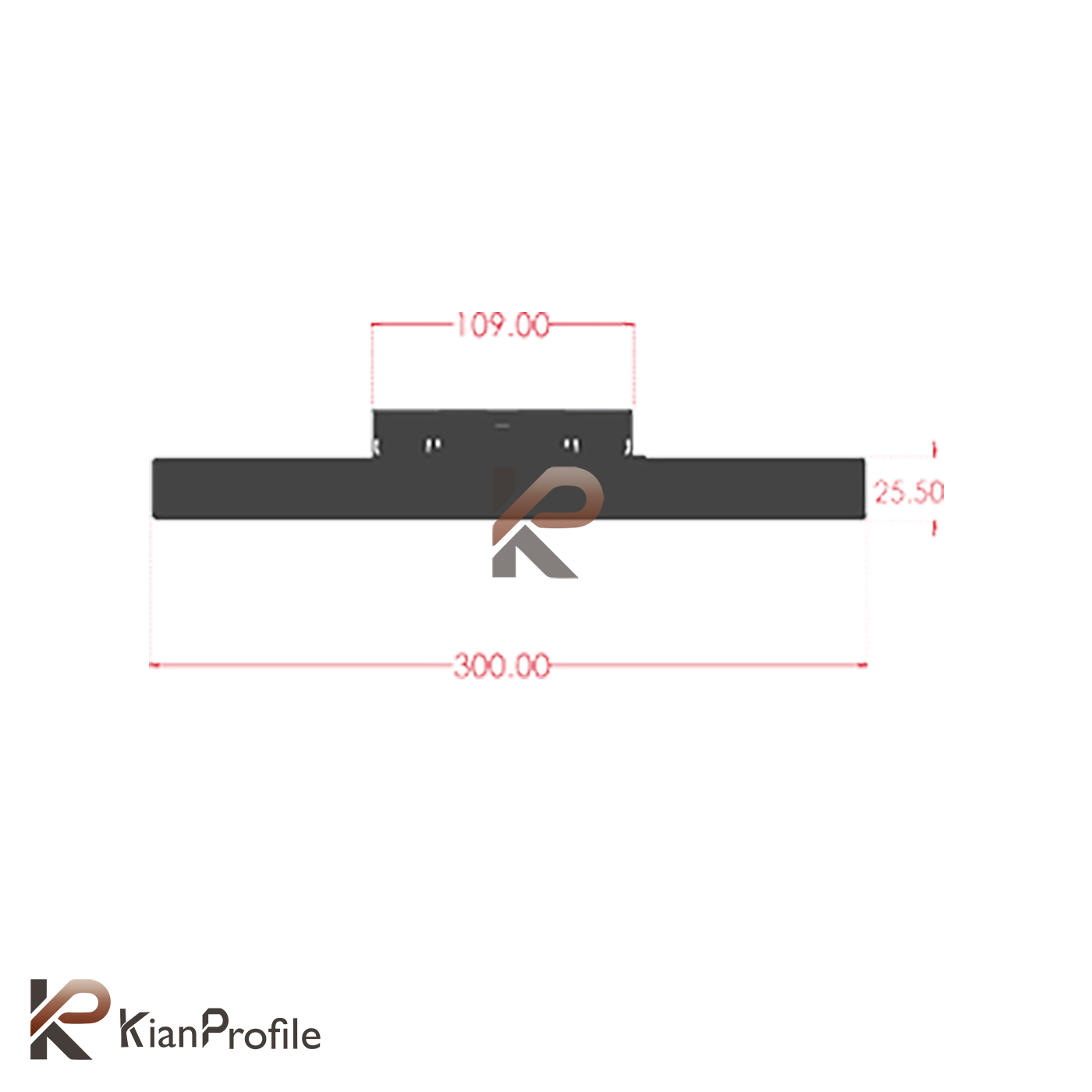 چراغ مگنتی خطی 10 وات کد MD10-6000K