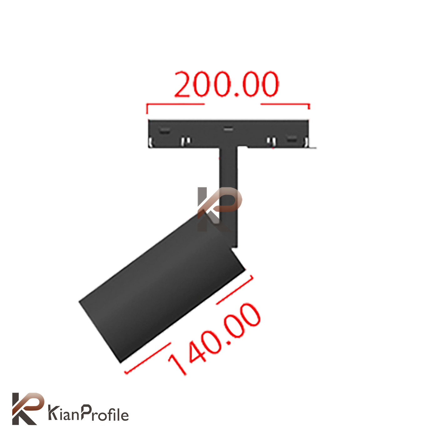 چراغ مگنتی استوانه ای 18 وات کد MC18-4000K