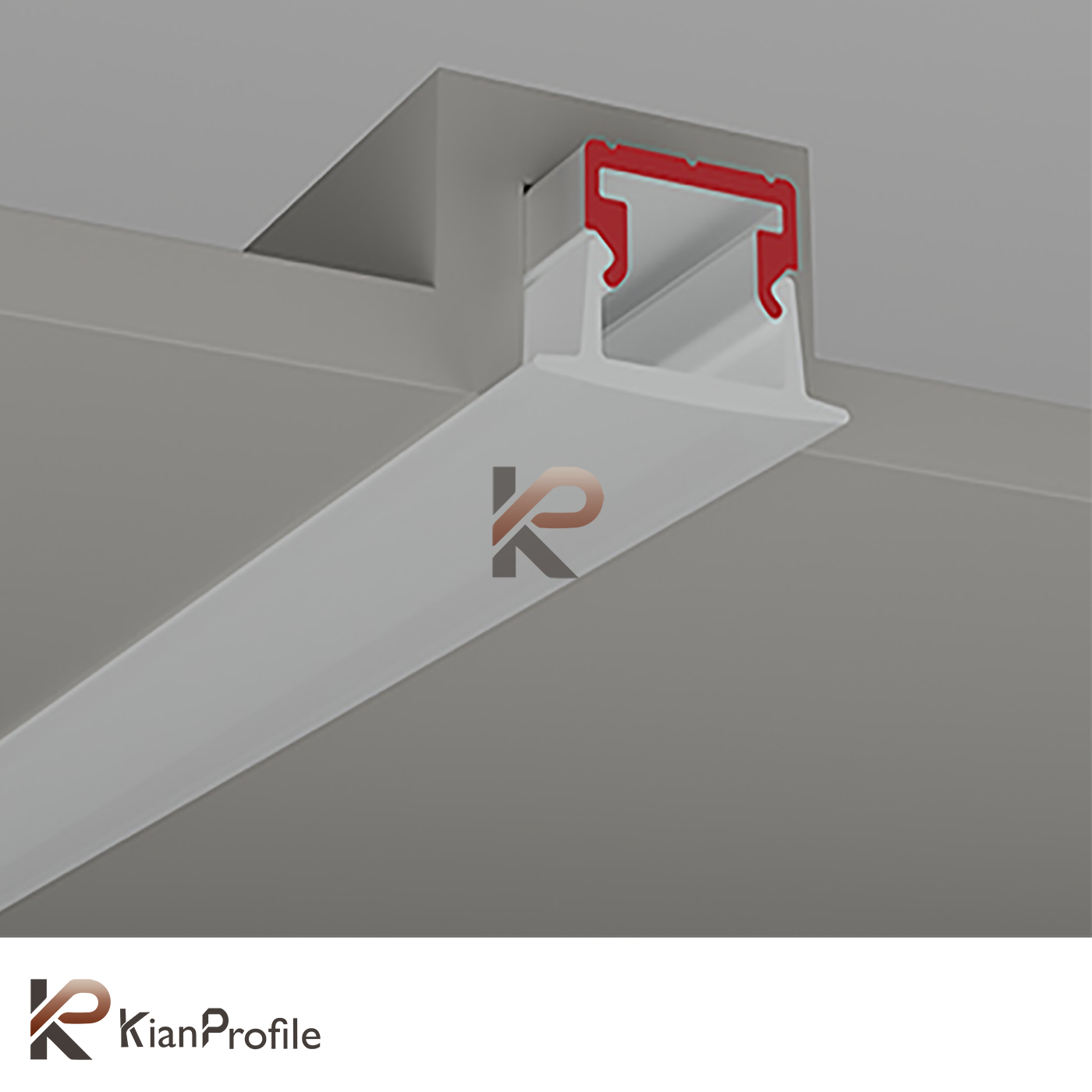 نور خطی کابینتی کد L19 نقره ای