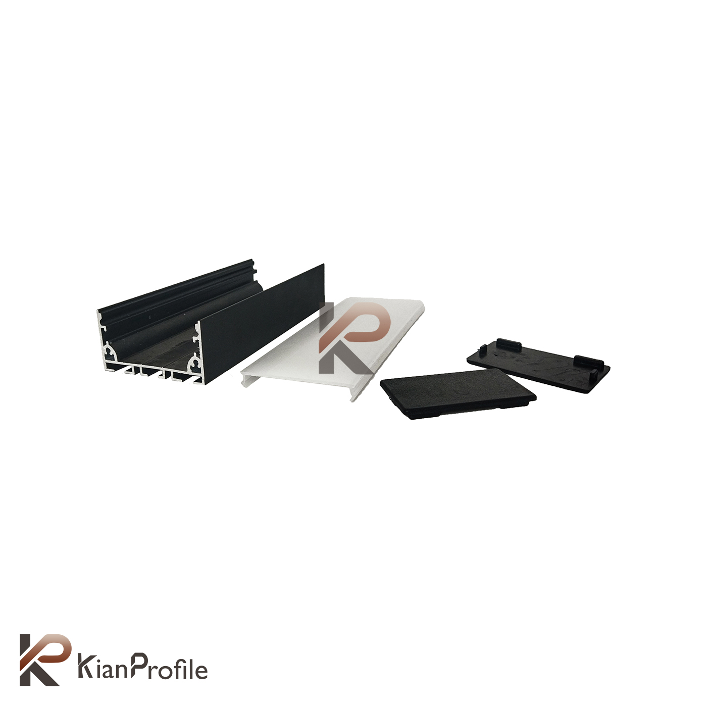 نور خطی 5 سانتی بدون لبه کد L50B مشکی