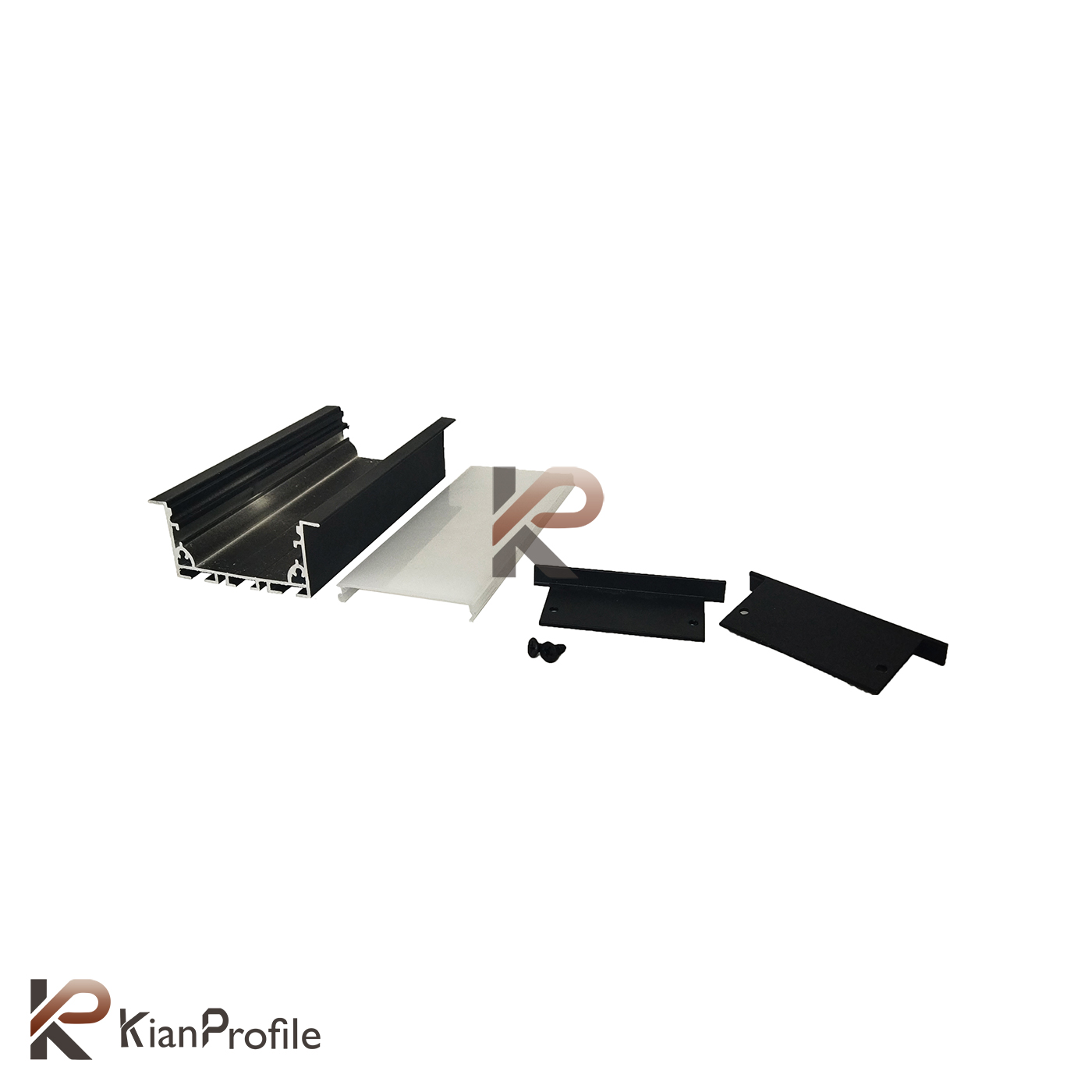 نور خطی 5 سانتی لبه دار کد L51B مشکی