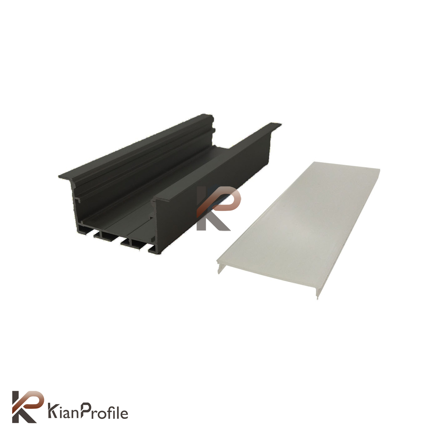 نور خطی 4/5 سانتی لبه دار کد L45B مشکی