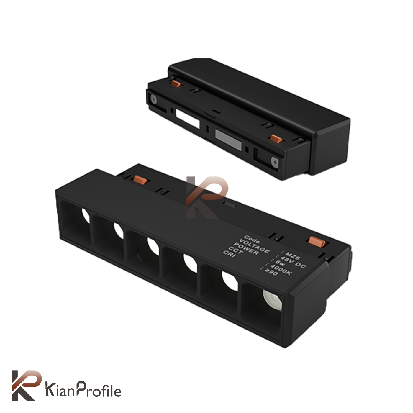چراغ مگنتی لنزدار 6 وات کد MZ6-6000K