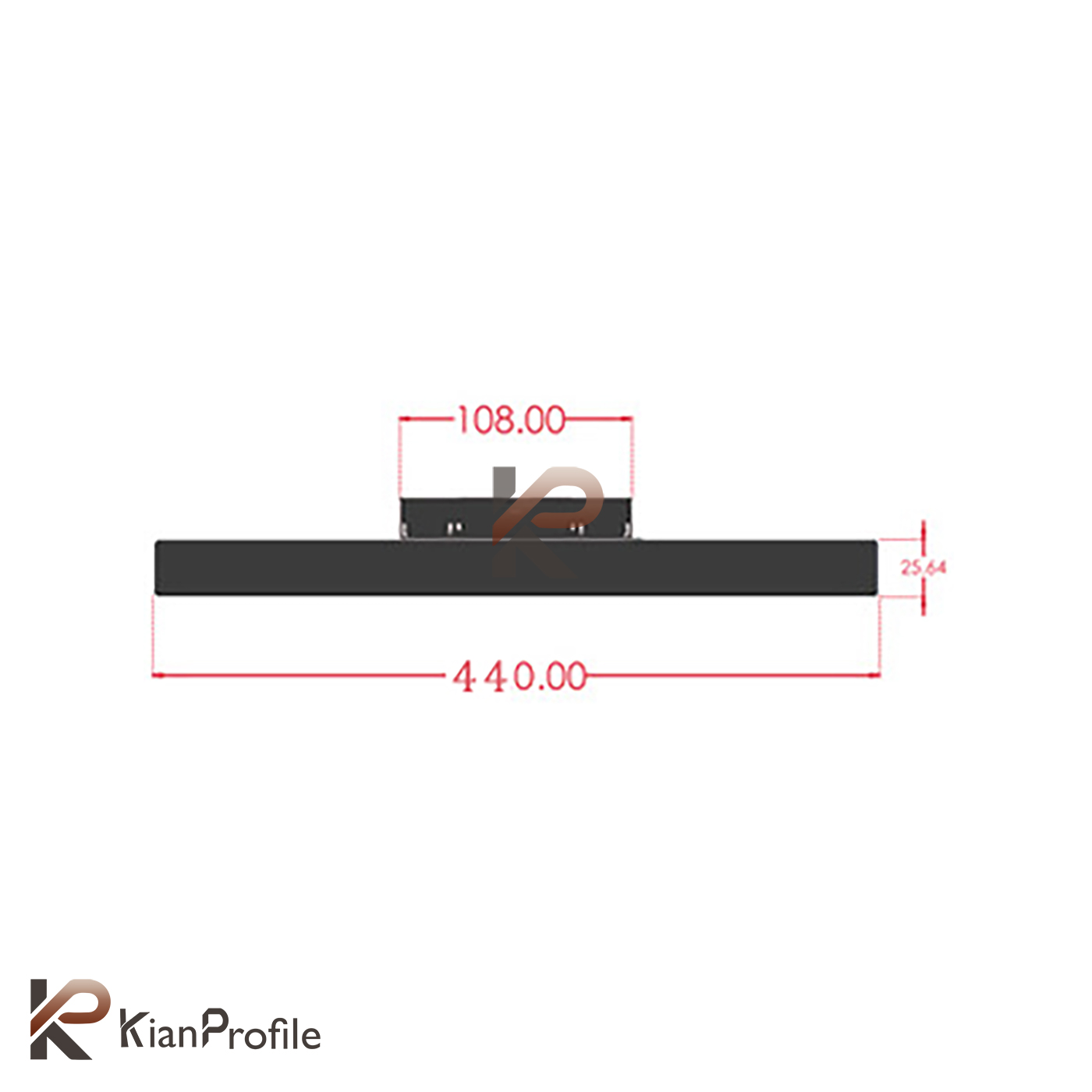 چراغ مگنتی لنزدار 24 وات کد MZ24-4000K