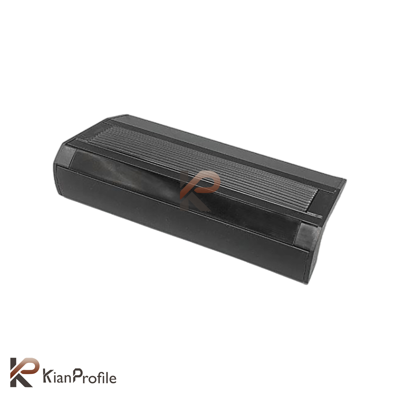 ترمز پله آلومینیومی دوبل با شیار LED کد T6B مشکی