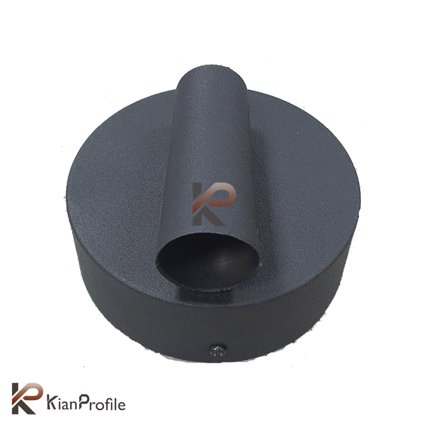 رزت دیواری نور خطی سیلیکونی گرد کد LRcil-W