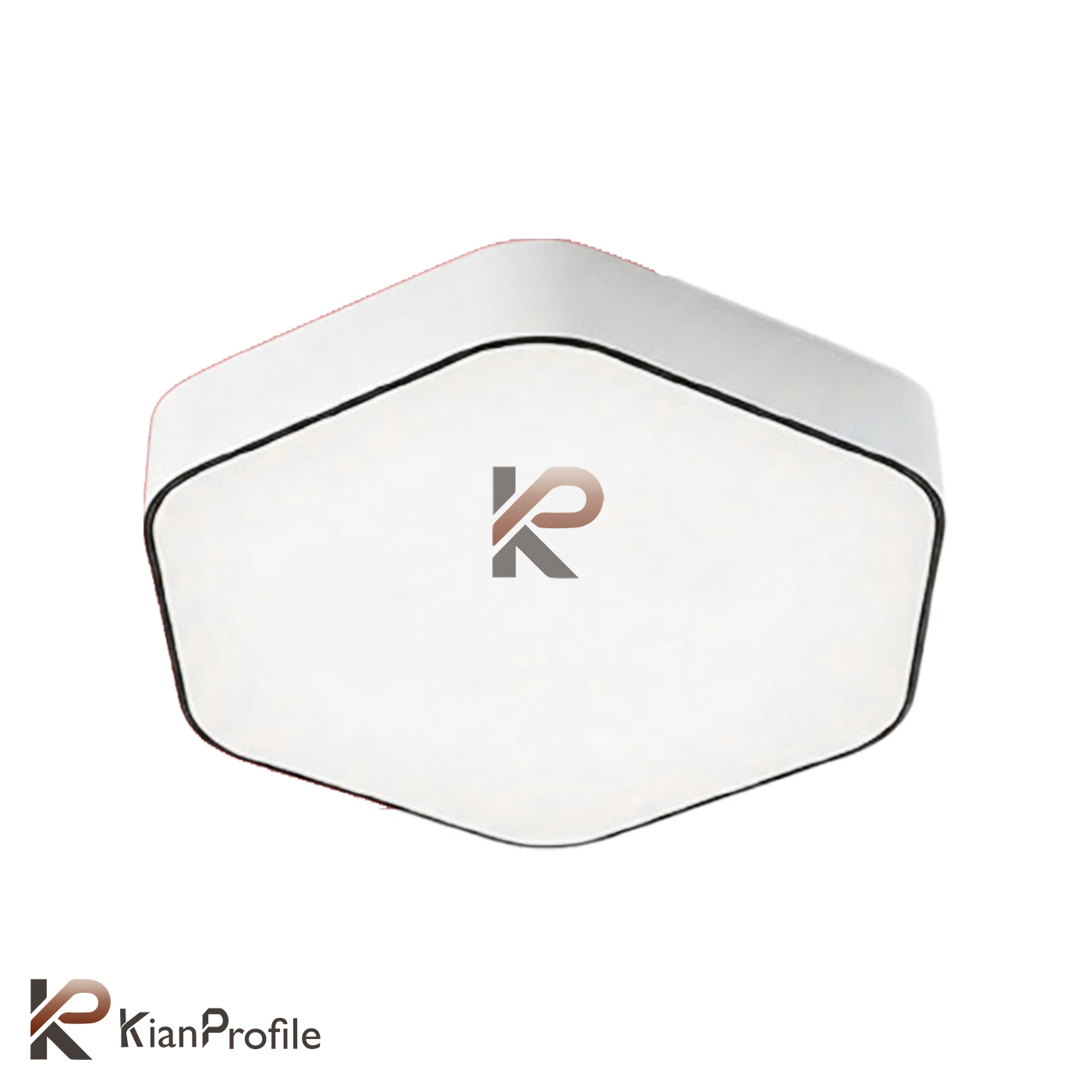 لوستر نور خطی شش ضلعی فول لایت کد HEX-6065Ful (بدون نور)