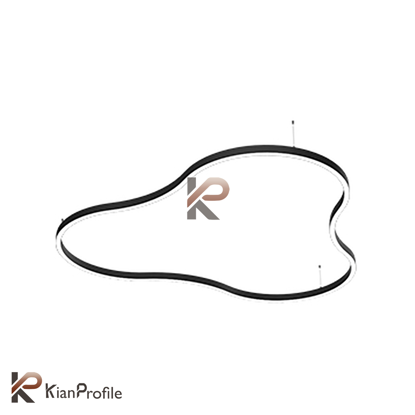 لوستر نور خطی اسپینر کد Spiner-160 (بدون نور)