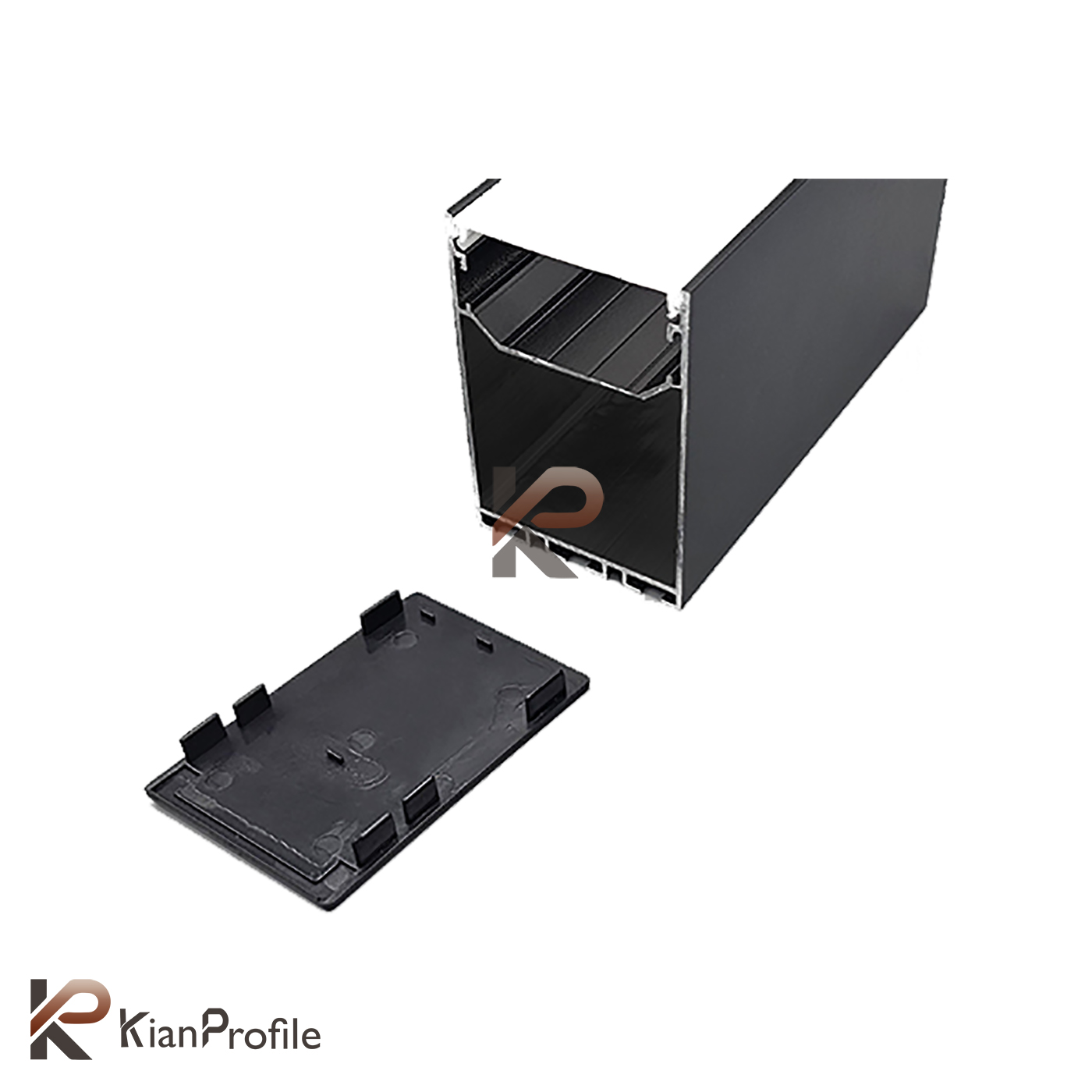 درپوش کناری نور خطی کد EL69B مشکی