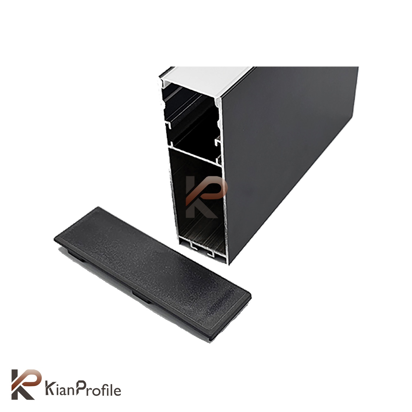 درپوش کناری نور خطی کد EL31100 مشکی