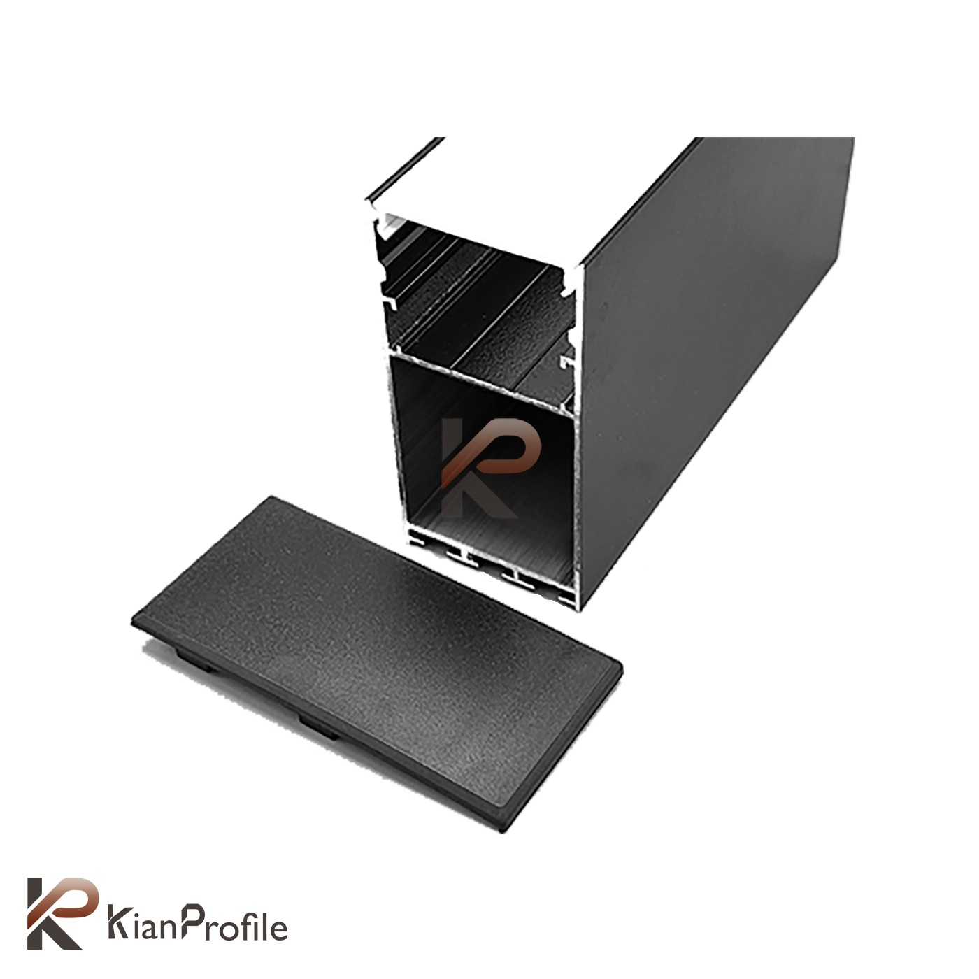 درپوش کناری نور خطی کد EL4590 مشکی