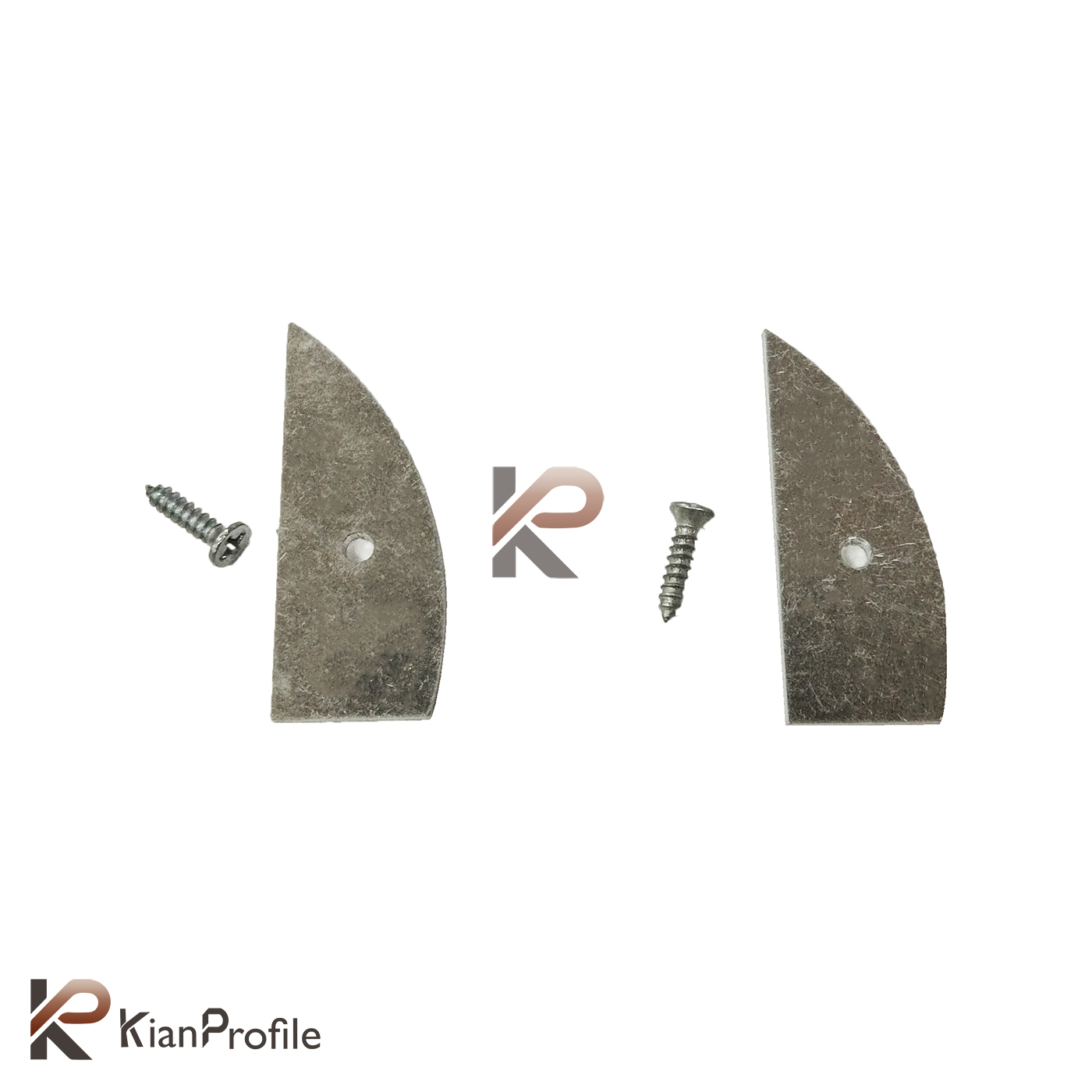 درپوش کناری قرنیز کد ELS4 راست نقره ای